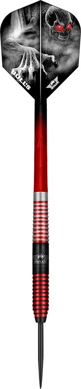 Bulls steeltip phantom grip 90 red detail