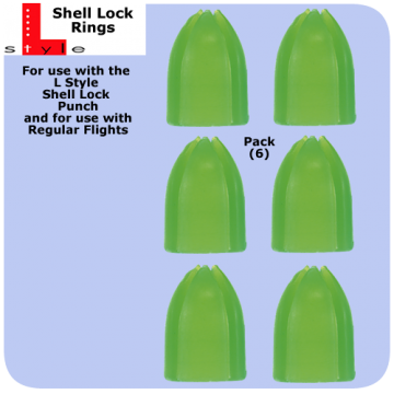 Lstylelshelllockringcleargreen