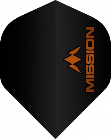 Mission flight logo dart flight orange