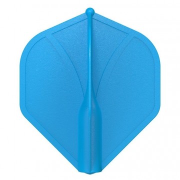 Shot airfoil molded flight no 2 blue